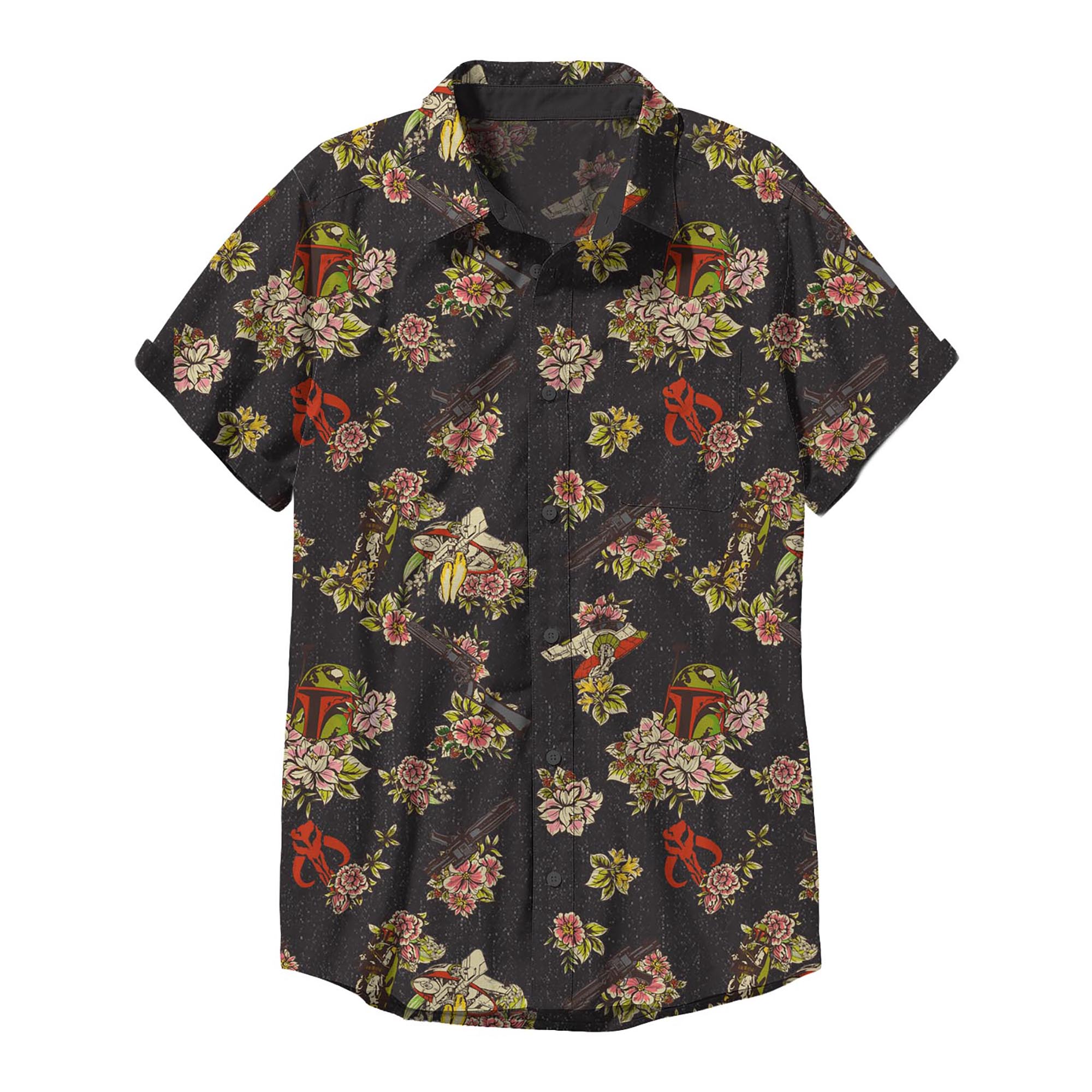 Boy's Star Wars Retro Prints Button Down Shirt